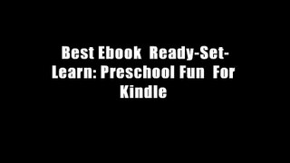 Best Ebook  Ready-Set-Learn: Preschool Fun  For Kindle