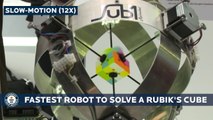 Este robot resuelve el cubo de Rubik en poco más de medio segundo
