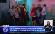 Una depresión habría motivado a un hombre a quitarse la vida en el suroeste de Guayaquil