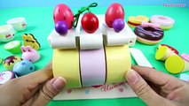 LEARN DESSERT NAMES with Toy Cutting Velcro Sweets Box – Candy Pastries & Fruits