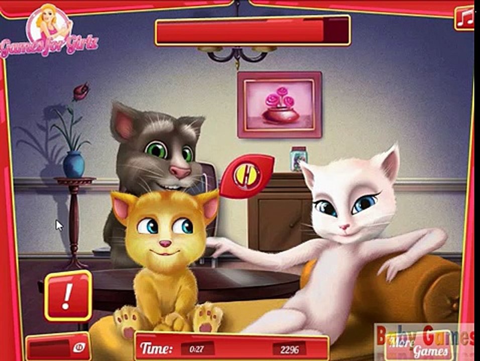 KidsBabyLove - Tom And Angela Have a Baby ♦ My Talking Angela Cartoons ♦ Angela Baby Birth