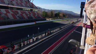 F1 2017 - Barcelona Test 2, Day 1 - Sebastian Vettel in action in the Ferrari SF70H