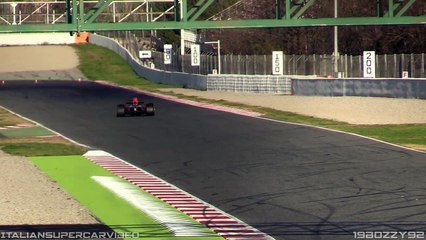 F1 2017- My Best of Pre-Season Tests in Spain - Turbo V6 Hybrid Sound, Accelerations, Sparks & More