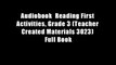 Audiobook  Reading First Activities, Grade 3 (Teacher Created Materials 3023) Full Book