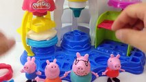 PEPPA PIG Birthday Cake Party Dough Set, Pretend Playdoh Disney Frozen Anna, Elsa, George