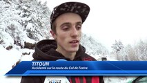 Hautes-Alpes : léger accident sur la route du Col de Festre dans le Dévoluy