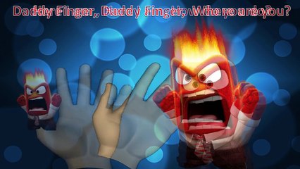 Finger Family INSIDE OUT Nursery Rhymes for kids Disney Pixar Babies Toddlers