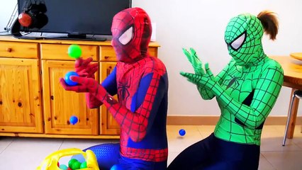 Double Pregnant FROZEN ELSA vs DOCTOR! w/ Spiderman vs Joker Maleficent Hulk Baby - Superh
