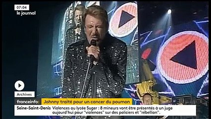 Johnny Hallyday confirme pour la première fois se battre contre des "cellules cancéreuses"