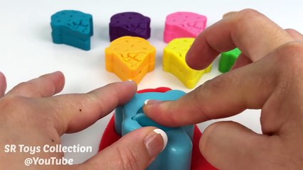 Learning Colours Video for Children Play-Doh Ice Cream with Cookie Cutters Fun and Creative for