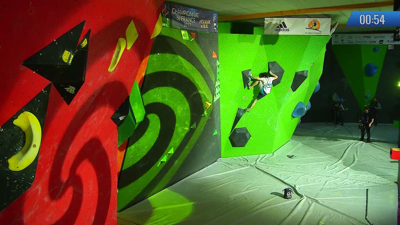 Championnat de France senior d'escalade de bloc - La Baconière 2017 - Finale Hommes