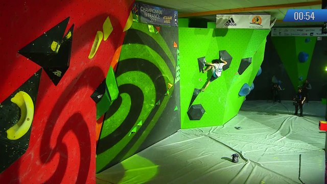 Championnat de France senior d'escalade de bloc - La Baconière 2017 - Finale Hommes