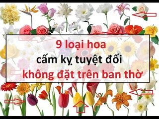 9 loài hoa cấm kỵ tuyệt đối không đặt trên ban thờ || Tâm linh 24h