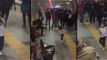 Küçük kızdan İstanbul metrosunda bale gösterisi