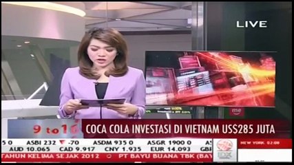 Coca Cola Akan Investasi di Vietnam