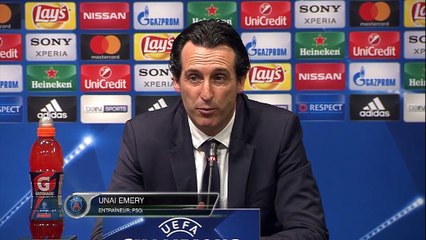 Unai Emery après le Barça/PSG