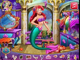 NEW Мультик онлайн для девочек—Русалочка Ариэль делает уборку—Видео для детей