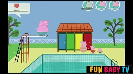 Peppas Pig Daddy Diving Time - Peppa Pig English Episodes
