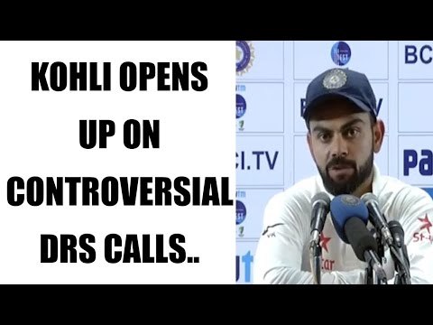 Virat Kohli opens up on controversial DRS decisions, watch video