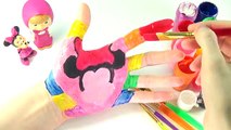 Learn Colors for Children Body Paint with Hello Kitty . Learning Colors Video for Children