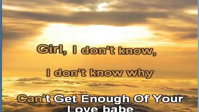 Can't Get Enough Of Your Love, Babe ( Barry White ) Karaoke e flashback