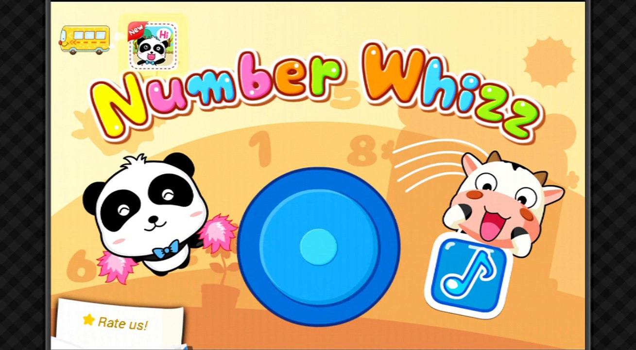 Number Whizz - game for kids babybus panda HD Gameplay app android apk learning education