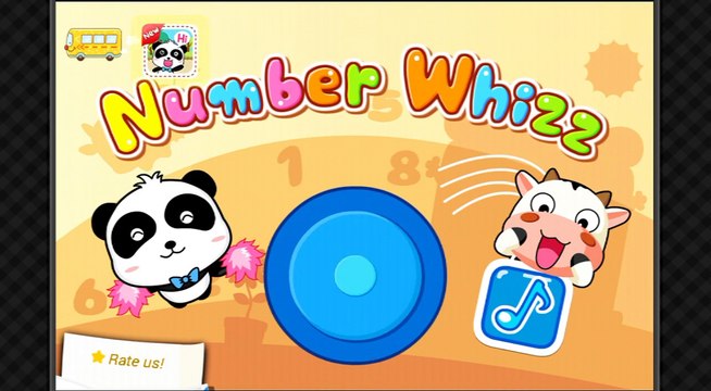Number Whizz - game for kids babybus panda HD Gameplay app android apk learning education