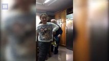 Grandfather dances with granddaughter in video _ Daily Mail Online