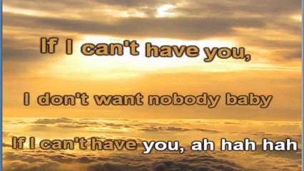If I Cant`t Have You ( BEE GEES ) Karaoke e Flashback