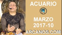 ACUARIO MARZO 2017-5 al 11 Mar 2017-Amor Solteros Parejas Dinero Trabajo-ARCANOS.COM