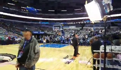 Rare on court video American Airlines Center Dallas Stars.