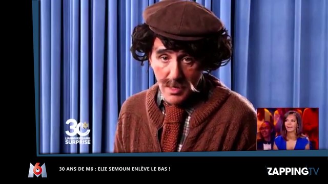 30 ans d'M6 : Elie Semoun enlève le bas pour Karine Le Marchand (vidéo)
