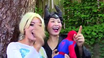 Sick Snow white baby w/ Frozen Elsa goes to doctor   Spiderman, catwoman