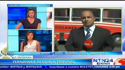 Cristina Fernández se presentó ante el Tribunal y entregó un escrito al juez de la causa