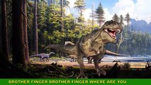 T-Rex Dinosaurs Finger Family Song | Dinosaurs Cartoon Finger Family Nursery Rhymes For Children