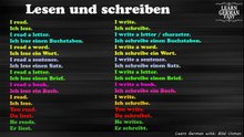 Learn German Fast: Lesen und Schreiben