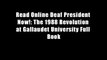 Read Online Deaf President Now!: The 1988 Revolution at Gallaudet University Full Book