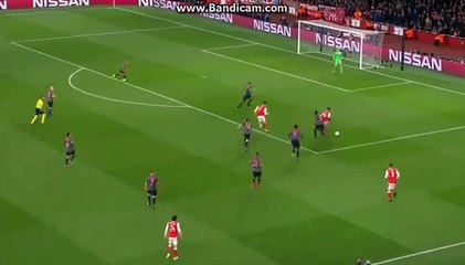Goal Walcot (1:0) Arsenal vs Bayern munchen (03.07.2017)