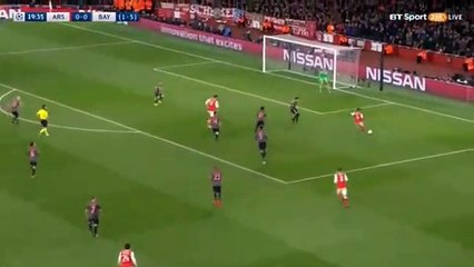 Theo Walcott Goal HD - Arsenal 1-0 Bayern Munich 07.03.2017 HD