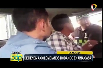 La Molina: detienen a colombianos robando en una casa