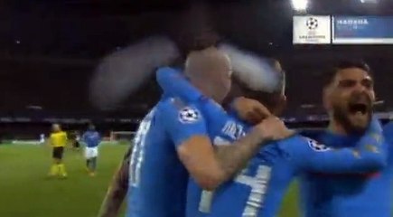 Dries Mertens Goal Napoli 1 - 0 Real Madrid Champions League 7-3-2017