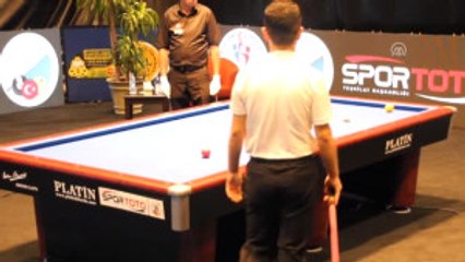Türkiye Bilardo Şampiyonası - Murat Çelik, Birinci Etabın Şampiyonu Oldu