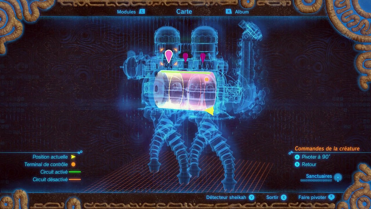 Zelda breath of the Wild Donjon gerudo Vah'Naboris terminal 5 Vidéo