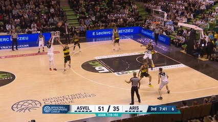 Basket Champions League - 1/8 de finale - Dragovic envoie une torpille pour l'ASVEL !