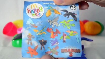 new HOW TO TRAIN YOUR DRAGON 2 SET OF 14 McDONALDS HAPPY MEAL MOVIE TOYS VIDEO REVIEW