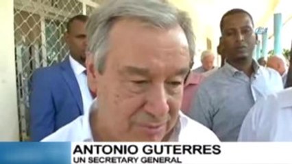 BM Genel Sekreteri Antonio Guterres, Somali'yi Ziyaret Etti.