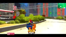 FUNNY SHOPPING CART & COLORS SPIDERMAN SUPERHEROES SHOPPING RACE   Songs Nursery Rhyme