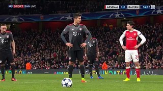 Robert Lewandowski Goal HD - Arsenal 1-1 Bayern Munich - 07.03.2017