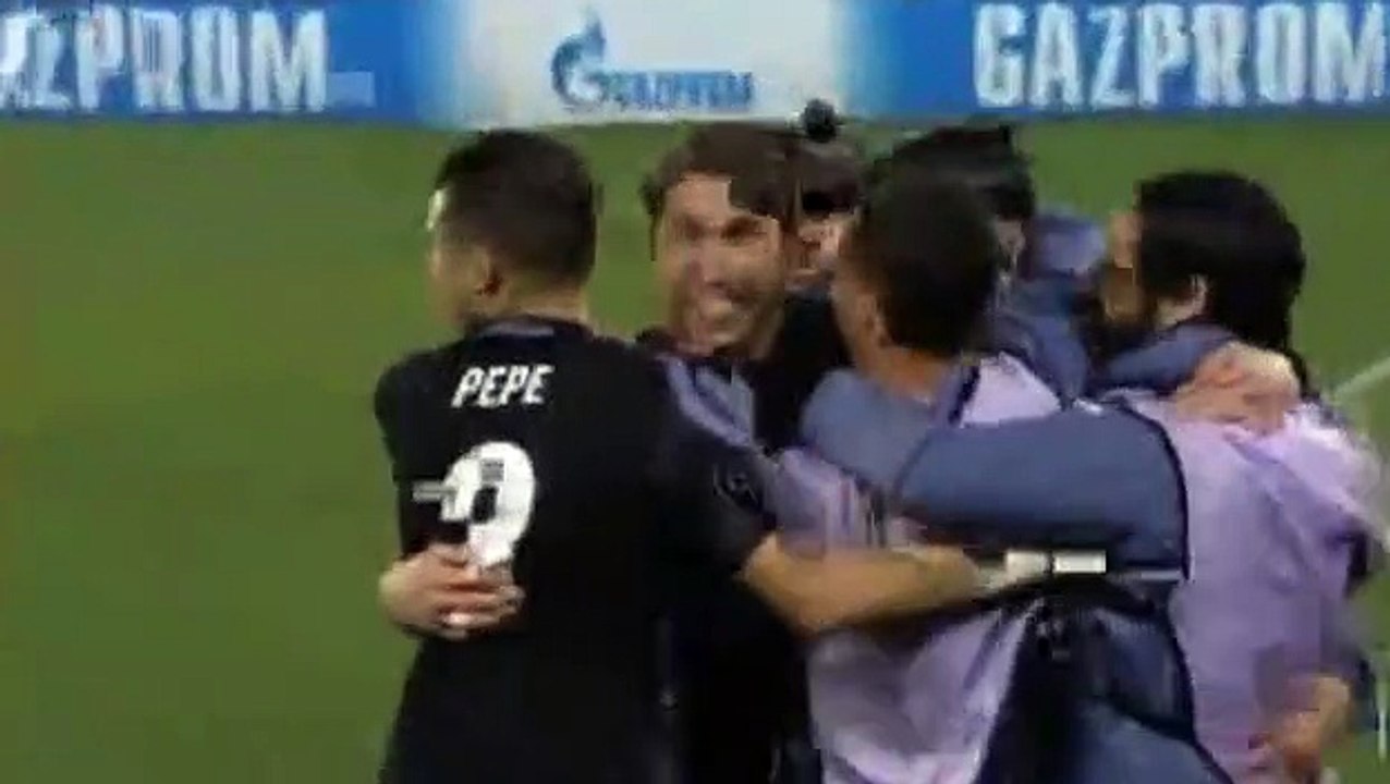 Sergio Ramos 2 nd Goal Napoli 1 - 2 Real Madrid Champions League 7-3-2017