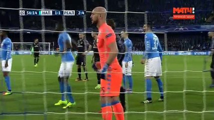 Sergio Ramos 2nd Goal HD - Napoli 1-2 Real Madrid